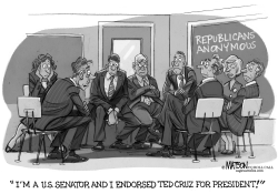 SUPPORT GROUP FOR SENATORS WHO ENDORSE TED CRUZ by R.J. Matson