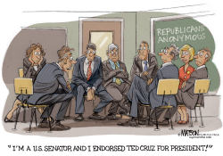 SUPPORT GROUP FOR SENATORS WHO ENDORSE TED CRUZ- by R.J. Matson
