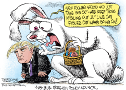 TRUMP AND EASTER BUNNY  by Daryl Cagle