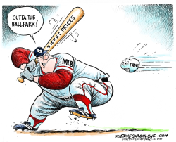 MLB TICKET PRICES  by Dave Granlund