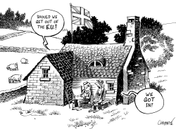 THE BRITS AND EUROPE by Patrick Chappatte
