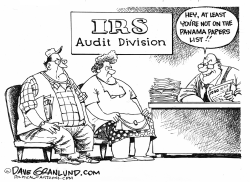 PANAMA PAPERS AND IRS  by Dave Granlund