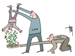 LAW HELPS TAXAVOIDERS by Arend Van Dam