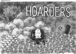 Hoarders  by Pat Bagley