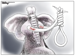GOP ELECTION NOOSE COLOR by Bill Day
