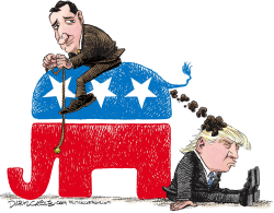TRUMP, CRUZ AND GOP DELEGATE SELECTION PROCESS  by Daryl Cagle