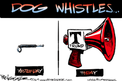 DOG WHISTLES  by Milt Priggee