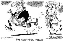 THE ALBATROSS RACE by Milt Priggee