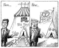 GOP tents by Adam Zyglis