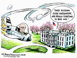 RUSSIAN JET FLYBYS  by Dave Granlund