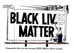 NYC COP GETS NO JAIL TIME COLOR by Jimmy Margulies