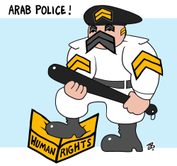 ARAB POLICE by Emad Hajjaj