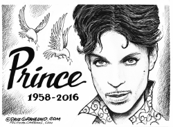 PRINCE TRIBUTE by Dave Granlund