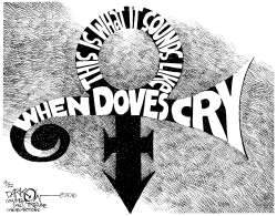 WHEN DOVES CRY by John Darkow