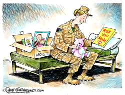 MOMS IN US MILITARY  by Dave Granlund