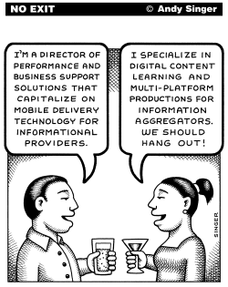 CONTEMPORARY BUSINESS SPEAK by Andy Singer