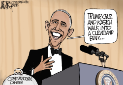 OBAMA GETS LAST LAUGH by Jeff Darcy