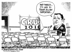 TED CRUZ DROPS OUT by Dave Granlund