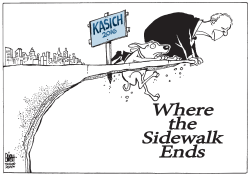 END OF THE LINE FOR KASICH,  by Randy Bish