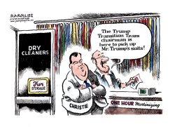 TRUMP TRANSITION TEAM CHAIRMAN CHRISTIE  by Jimmy Margulies