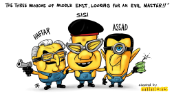 MINIONS OF MIDDLE EAST  by Emad Hajjaj