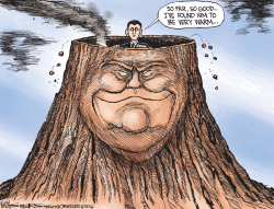 TRUMP VOLCANO by Kevin Siers