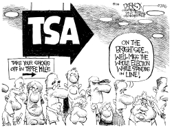 TSA MAKING AMERICA WAIT AGAIN by John Darkow