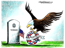 MEMORIAL DAY WREATH  by Dave Granlund