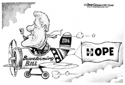 BILL CLINTON HOPE 2016  by Dave Granlund
