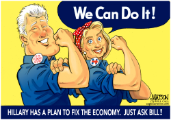 HILLARY AND BILL CAN FIX THE ECONOMY- by R.J. Matson