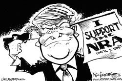 NRA TRUMP by Milt Priggee