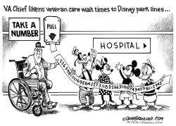 VA WAIT TIMES AND DISNEY by Dave Granlund