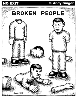 BROKEN PEOPLE by Andy Singer