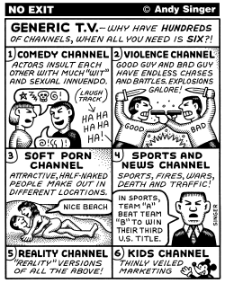 GENERIC TELEVISION by Andy Singer
