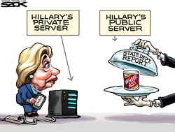 WHOOPS HILLARY  by Steve Sack