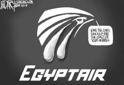 EGYPTAIR AND TSA LINES by Jeff Darcy