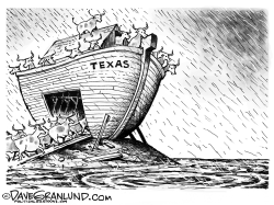 Texas floods  by Dave Granlund