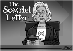 HILLARY CLINTON IN THE SCARLET LETTER by R.J. Matson