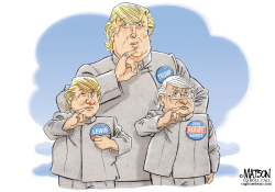 CANDIDATES LEWIS AND BERUFF ARE TRUMP MINI-MES- by R.J. Matson