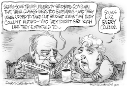 TRUMP UNIVERSITY by Daryl Cagle
