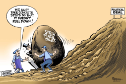 SYRIA AND SISYPHUS by Paresh Nath