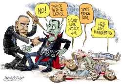 OBAMA AND PAYDAY LENDERS  by Daryl Cagle