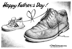 FATHERS DAY AND SHOES by Dave Granlund
