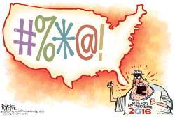 ANGRY ELECTION  by Rick McKee