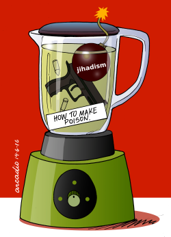WEAPONS AND JIHADISM=POISON by Arcadio Esquivel