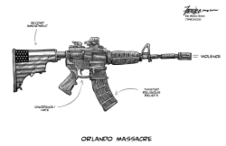 Love of guns vs humanity by Manny Francisco