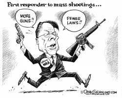 SHOOTINGS AND NRA  by Dave Granlund