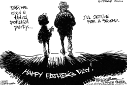 POLITICAL DAD by Milt Priggee