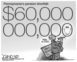 LOCAL PA  PENSION SMILEY FACE BW by John Cole