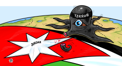 JORDAN VS TERROR by Emad Hajjaj